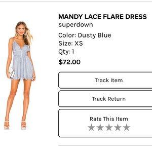 Superdown mini dress XS